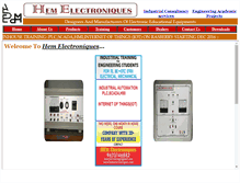 Tablet Screenshot of hemelectroniques.com